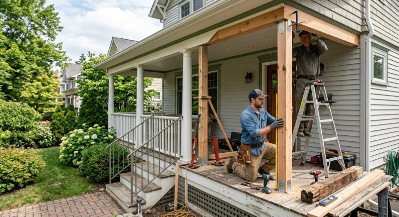 Veranda Post Repair in Seattle, WA