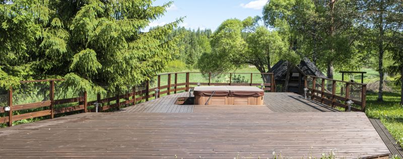 Hot Tub Deck Construction in Boston, MA